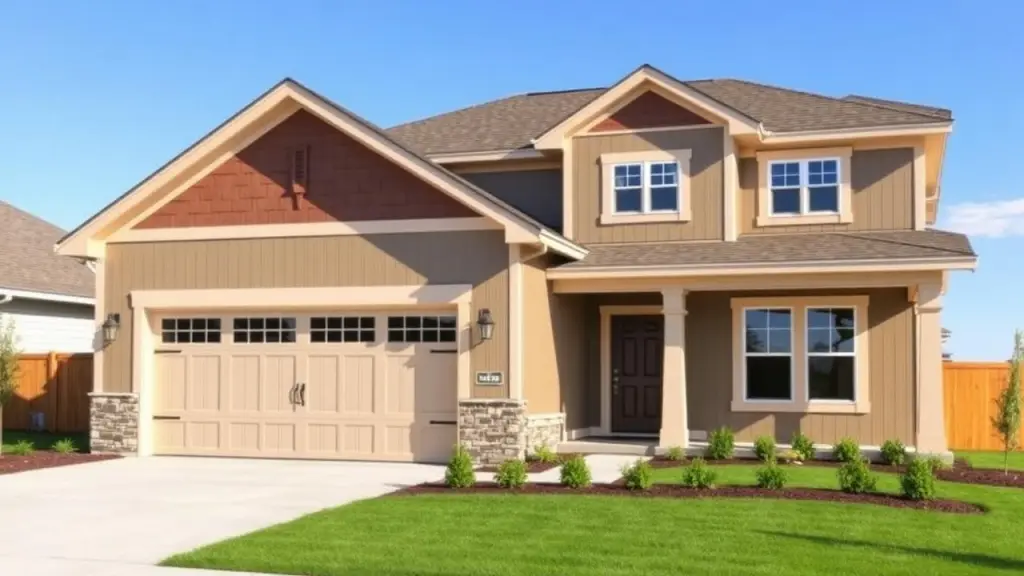 Residential garage door serviced by Momentum Overhead Doors in Albemarle, NC